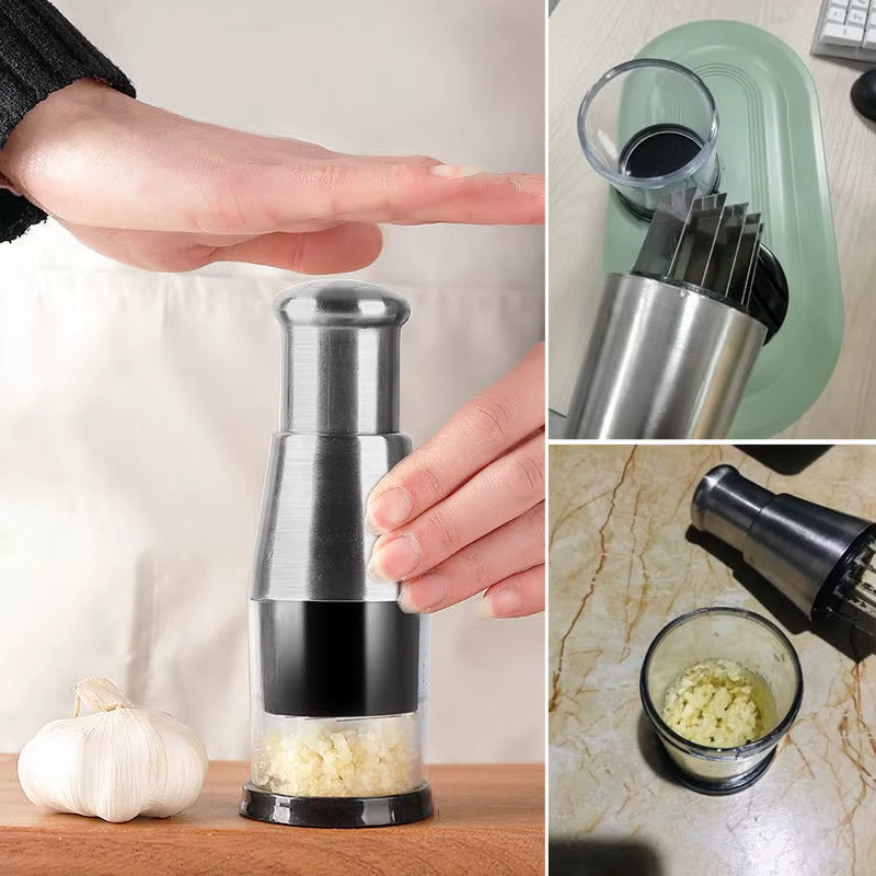 FreshlySlice™ Stainless Steel Hand Chopper