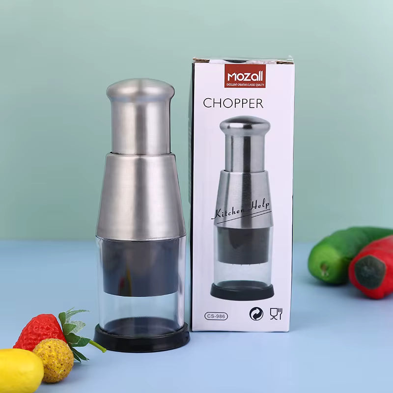 FreshlySlice™ Stainless Steel Hand Chopper